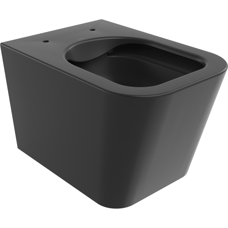 Mexen Teo taza de inodoro sin borde, negro mate - 3385XX85