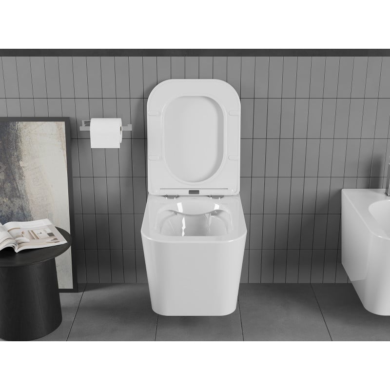 Mexen Teo miska wc Rimless, biała połysk - 3385XX00