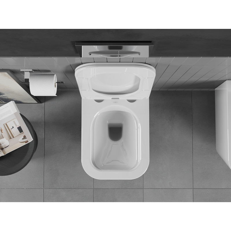 Mexen Teo taza de baño Rimless, blanco brillo - 3385XX00