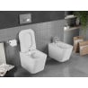 Mexen Teo WC-skål Rimless med soft-close slim sits, duroplast, vit glans - 30850600