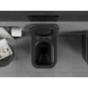 Mexen Teo wc-bril Rimless met soft-close slanke deksel, duroplast, zwart mat - 30850685