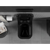 Mexen Teo Rimloze wc-pot met zacht sluitende slanke bril, duroplast, zwarte glans - 30854070
