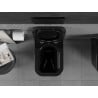 Mexen Teo vaso WC Rimless con sedile a chiusura rallentata slim, duroplast, nero lucido - 30854070