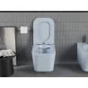 Mexen Teo Rimless WC pot met slim soft-close zitting, duroplast, grijs-blauw mat - 30854069
