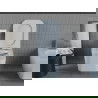 Mexen Teo WC školjka Rimless s sedežem z mehkim zapiranjem slim, duroplast, sivo-modra mat - 30854069