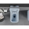 Mexen Teo cuvette WC Rimless avec abattant à descente lente slim, duroplast, gris-bleu mat - 30854069