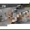 Mexen Teo rimloze wc-pot met soft-close slanke zitting, duroplast, cappuccino mat - 30854064