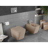 Mexen Teo Rimless WC pott aeglaselt sulguva õhukese duroplastist kaanega, matt cappuccino - 30854064