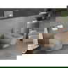 Mexen Teo rimloze wc-pot met soft-close slanke zitting, duroplast, cappuccino mat - 30854064