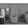 Mexen Teo wc Rimless con sedile a chiusura rallentata slim, duroplast, grigio chiaro opaco - 30854061