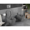 Mexen Teo WC-Schüssel Rimless mit Soft-Close-Slim-Sitz, Duroplast, dunkelgrau matt - 30854071