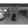 Mexen Teo wc-kom met randloze zitting met soft-close slim, duroplast, donkergrijs mat - 30854071