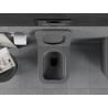 Mexen Teo WC-Schüssel Rimless mit Slim-Absenkautomatik-Sitz, Duroplast, dunkelgrau matt - 30854071