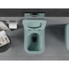 Mexen Teo inodoro Rimless con asiento de cierre suave slim, duroplast, verde claro mate - 30854048