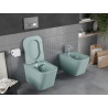 Mexen Teo taza de inodoro Rimless con asiento de cierre suave slim, duroplast, verde claro mate - 30854048