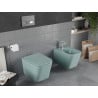 Mexen Teo inodoro Rimless con asiento de cierre suave slim, duroplast, verde claro mate - 30854048