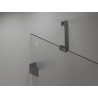 Mexen Lunar Duo dušiuksed 170 cm, läbipaistev, gun metal - 834D-170-000-95-00