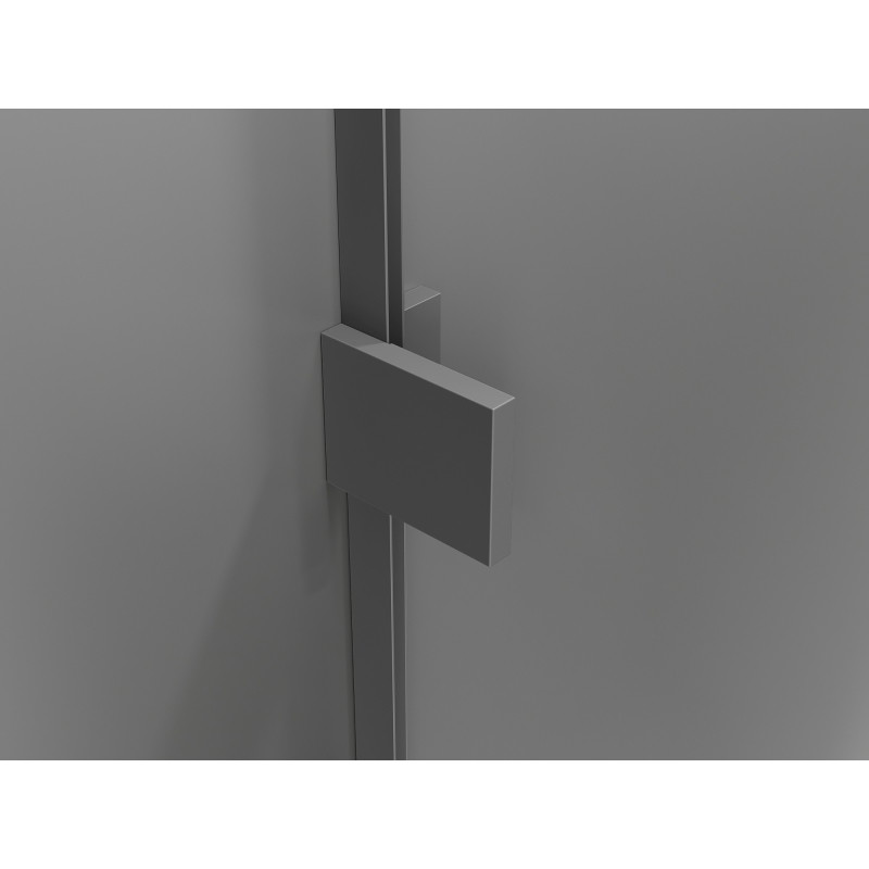 Mexen Lunar Duo hinged duššiuks 190 cm, läbipaistev, relvmetall - 834D-180-000-95-00 - 834D-190-000-95-00