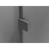 Mexen Lunar Duo hinged duššiuks 190 cm, läbipaistev, relvmetall - 834D-180-000-95-00 - 834D-190-000-95-00