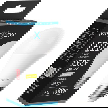 Mexen Nova LED žarnica E27, A60, 15W, Topla - 3000K, 1575 lm - L100-E27-1530-01