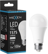 Mexen Nova Λάμπα LED E27, A60, 15W, Ουδέτερη - 4000K, 1575 lm - L100-E27-1540-01