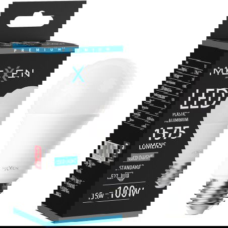Mexen Nova LED-Lampe E27, A60, 15W, Kal - 6500K, 1575 lm - L100-E27-1565-01