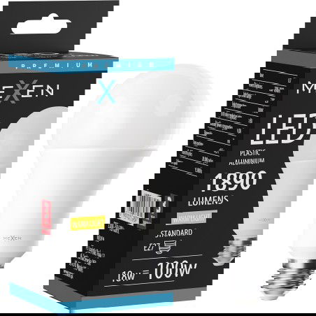 Mexen Nova Λάμπα LED E27, A70, 18W, Θερμό - 3000K, 1890 lm - L100-E27-1830-01