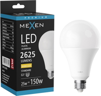 Mexen Nova LED-lamp E27, A95, 25W, Soe - 3000K, 2625 lm - L100-E27-2530-01