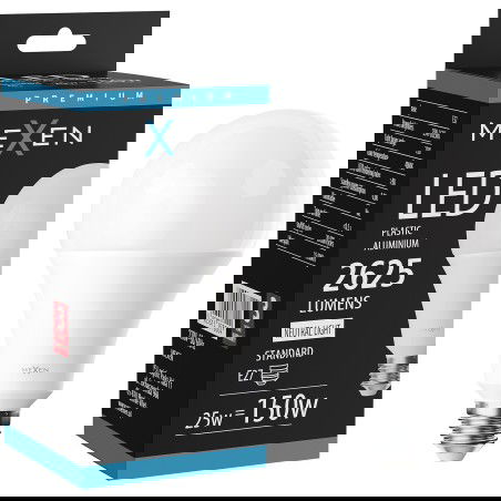 Mexen Nova LED spuldze E27, A95, 25W, Neitrāla - 4000K, 2625 lm - L100-E27-2540-01