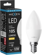 Mexen Nova LED žarulja E14, C37, 1W, Topla - 3000K, 105 lm - L102-E14-0130-01