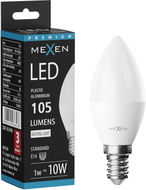 Mexen Nova LED lamp E14, C37, 1W, Neutraalne - 4000K, 105 lm - L102-E14-0140-01