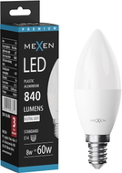 Mexen Nova LED-pirn E14, C37, 8W, Neutraalne - 4000K, 840 lm - L102-E14-0840-01