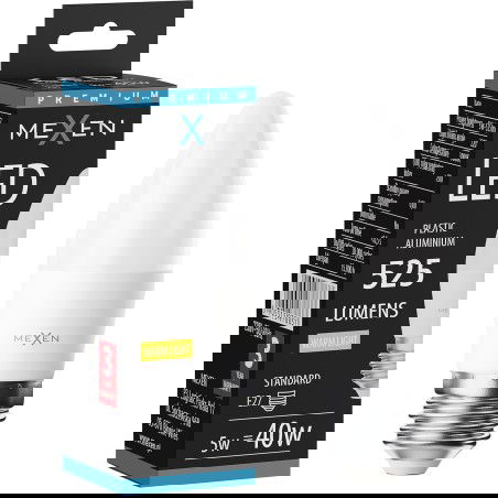 Mexen Nova LED-lamppu E27, C37, 5W, Lämmin - 3000K, 525 lm - L102-E27-0530-01