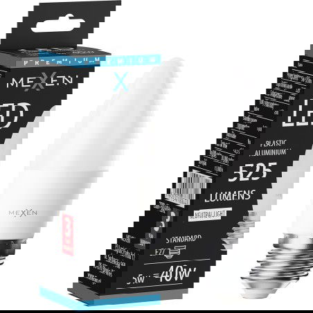 Mexen Nova Λάμπα LED E27, C37, 5W, Ουδέτερη - 4000K, 525 lm - L102-E27-0540-01