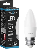 Mexen Nova LED pirn E27, C37, 5W, Neutraalne - 4000K, 525 lm - L102-E27-0540-01