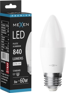 Mexen Nova LED-pirn E27, C37, 8W, Neutraalne - 4000K, 840 lm - L102-E27-0840-01