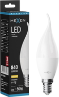 Mexen Nova LED žarulja plamen E14, C37, 8W, Topla - 3000K, 840 lm - L106-E14-0830-01