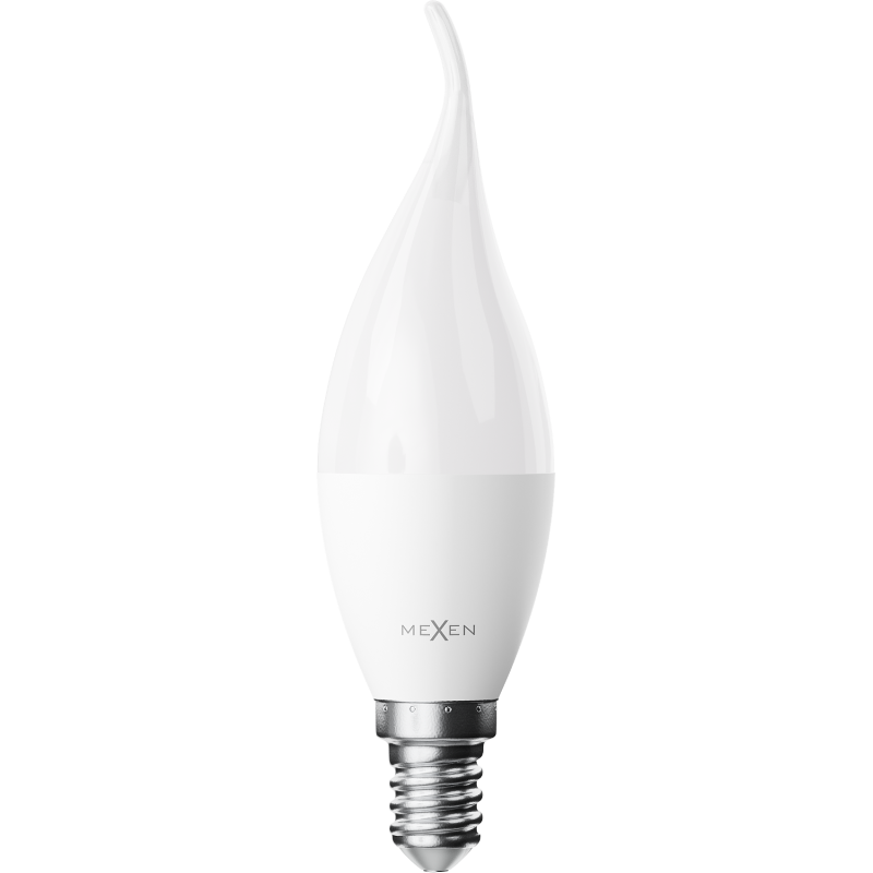 Mexen Nova LED lâmpölyhty E14, C37, 8W, Kylmä - 6500K, 840 lm - L106-E14-0865-01