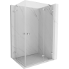 Mexen Lunar Duo duši vahesein, hinged parempoolne 105 x 90 cm, läbipaistev, kroom - 834-105P-090L-01-00