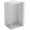 Mexen Lunar Duo duši parempoolne dušinurk 110 x 85 cm, läbipaistev, kroom - 834-110P-085L-01-00