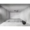 Mexen Lunar L Duo drzwi prysznicowe uchylne 150 cm, transparent, chrom - 834DL-150-000-01-00