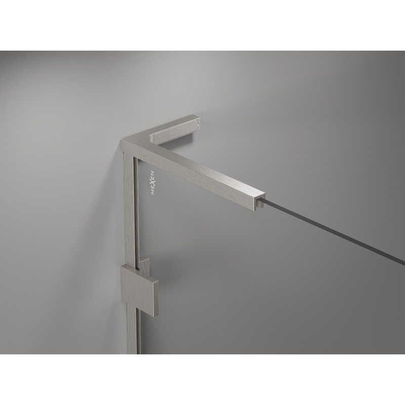 Mexen Lunar L Duo drzwi prysznicowe uchylne 150 cm, transparent, chrom - 834DL-150-000-01-00