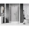 Mexen Lunar L Duo drzwi prysznicowe uchylne 160 cm, transparent, chrom - 834DL-160-000-01-00