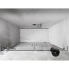 Mexen Lunar L Duo shower doors hinged 200 cm, transparent, chrome - 834DL-200-000-01-00