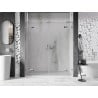 Mexen Lunar L Duo shower doors hinged 200 cm, transparent, chrome - 834DL-200-000-01-00