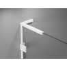 Mexen Lunar L Duo hinged duššiuksed 150 cm, läbipaistev, valge - 834DL-150-000-20-00
