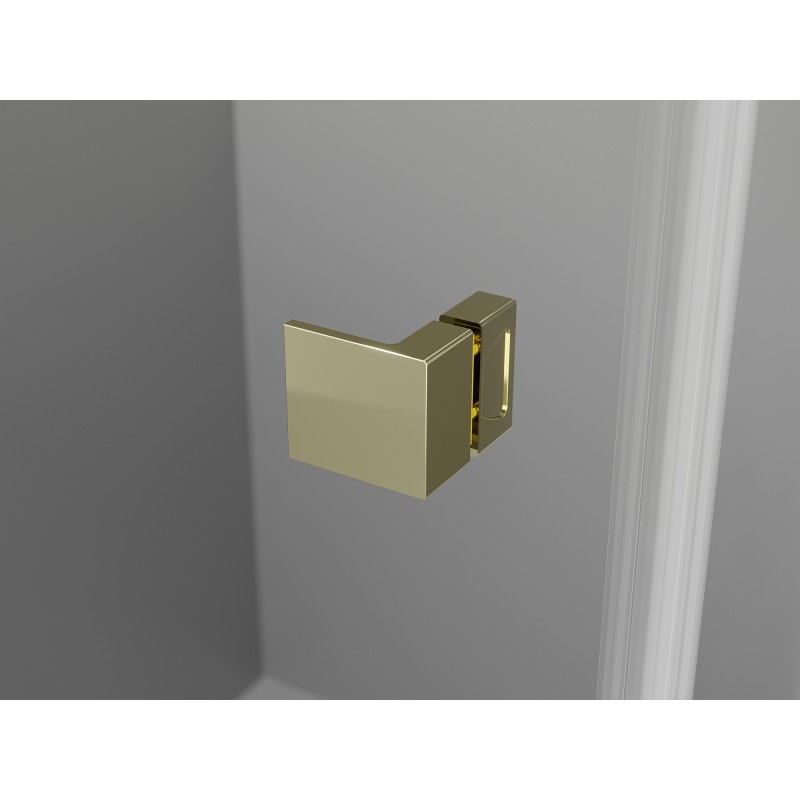 Mexen Lunar L Duo Duschflügeltüren 170 cm, transparent, gold - 834DL-170-000-50-00