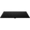 Mexen Slim showerhead 40 x 40 cm, black - 79140-70