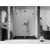 Mexen Lunar L Duo Shower Door Hinged 180 cm, Transparent, Brushed Gun Gray - 834DL-180-000-66-00
