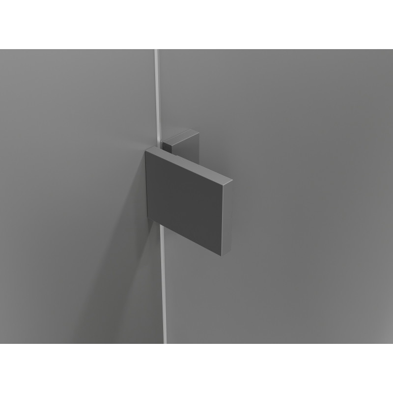 Mexen Lunar L Duo dušiukse avanevad 200 cm, läbipaistev, gunmetal - 834DL-200-000-95-00